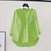 Women's Clothing Spring And Autumn Thin Casual Cardigan Simple Loose Fashion Sunscreen Thin Jacket For Women_ecoleips.com