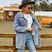 Women's Clothing Versatile Classic Retro Classic Loose Denim Jacket Top_ecoleips.com
