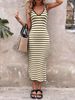 Summer Slim Fit Striped Vest Bodycon Dress for Women European And American Fashionable Versatile Cross Border 2026_ecoleips.com