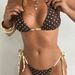 Women's Push up Bikini Set Small Bust 2 Piece Beach Swimwear European American Style Hot Spring Vacation Sexy Wire Free Polyester Nylon_ecoleips.com