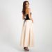 2025 Summer New European And American Fashion Color-Block Strapless Sleeveless Dress Women's Apparel Cross-Border_ecoleips.com