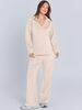 2023 European And American Autumn Winter New Fashion Casual Women's Long Sleeve Drawstring Solid Color Commuter_ecoleips.com