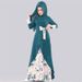 European, American, Middle Eastern, Turkish, Saudi Arabian Long Street Dresses With Prints, Elegant And Suitable For_ecoleips.com