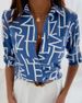 Women's Clothing Women's Long Sleeved Shirts Printed Spring Autumn Style Top Blouse Long Sleeve For Formal & Casual For Women_ecoleips.com