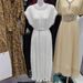 Elegant Women's Pearl-Embellished Maxi Dress Flowy Pleated A-Line Tunic With Loose Fit For Spring Summer Office To Evening_ecoleips.com