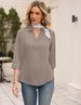 LOMON Womens 3/4 Sleeve Tops V Neck Cotton Linen Work Blouse Collared Shirts For Women Business Casual 2026_ecoleips.com