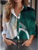 Verve 2025 Women's Cardigan 3D Floral Print Long Sleeve Shirt High-end Versatile Top_ecoleips.com