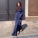 2024 Autumn/Winter New Cross-Border Women's Clothing Independent Site Large Hem Flutter Sleeve Evening Dress_ecoleips.com