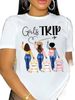 European And American Cross-border Foreign Trade Women's Fashion Urban Girl Round-neck Printed Short-sleeve T-shirt Top_ecoleips.com