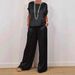 Women's Casual Loose Shirt Wide Leg Trousers Set Spring Summer Trend_ecoleips.com