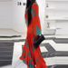 Sexy Hollow Out Backless Bohemian Dress Casual Long Sleeved Women's O-neck Dresses Vintage Pattern Printed Pleated Holiday Dress_ecoleips.com
