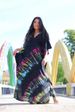 Tie-Dye Rayon Beach Cover-Up – Oversized Kimono Robe With Striped & Ombre Designs (30 Colors, One Size) – Breezy Swimwear Wrap_ecoleips.com