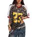 Oversized Streetwear Basketball Jersey Tee Hip-Hop Style Breathable Short Sleeve T-Shirt for Men And Women Blue Red Brown Trendy Top S to XL_ecoleips.com