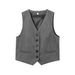 Women's Spring Fashion Vest & Shorts Set – French Style 3D Print Streetwear, Sleeveless Layered Outfit In Grey/Black/Pink/Brown_ecoleips.com