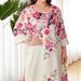 Women's Clothing Large Size Digital Printing Dress Loose Holiday Style_ecoleips.com