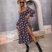 2024 Cross-Border Autumn/Winter New European And American Printed Long-Sleeve Backless Bohemian Dress_ecoleips.com