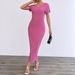 Cross-border Independent Website 2026 Spring/summer New European And American Women's Fashion Casual Solid Color Round_ecoleips.com