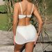 Voya 2026 European And American New Bikini Three-piece Swimsuit For Women With Three-dimensional Floral Design,_ecoleips.com