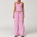 Women's Quick Drying Yoga Suit Sports Fitness Clothes Casual Running Beautiful Back Sling Design Sanded Finish 3058_ecoleips.com