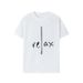 Women's Clothing Women's Spring And Summer Casual Tops Relax Letter Print Round Neck Short Sleeve T Shirt_ecoleips.com