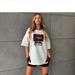 100% Cotton Short Sleeve T-Shirt For Women Summer European And American New Lazy Loose Versatile Fashion_ecoleips.com
