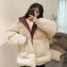 girl Girl Girl 2025 Winter New Korean Couple's Workwear Coat Salt Style Female Student Cotton Padded Jacket_ecoleips.com