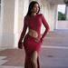 Women's Sexy Cropped Dress Long Sleeve Round Neck European And American Style Fashion For Autumn New_ecoleips.com