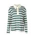 Spring New Loose Striped POLO Collar Long-sleeve Top, Stylish And Casual, 2026 Cross-border Commuting_ecoleips.com