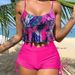 Women’s Bikini Set – Floral Print Swimwear With Soft Padded Top & Comfortable Fit (Trendy & Supportive For Beach & Pool)_ecoleips.com