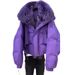 Korean-Style Winter Coat For Women – Oversized Hooded Puffer Jacket With Faux Fur Trim, Relaxed Fit & Trendy (M-3XL)_ecoleips.com