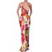 Women's Clothing Spring New Women's Clothing Floral Fashion Sexy Slim Hip Suspender Long Skirt Dress Female_ecoleips.com