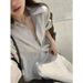 Wholesale Of Two-Piece Fashion And Casual Suits, Women's Lapel Loose Long-Sleeved Shirts, Versatile For Spring And Autum_ecoleips.com