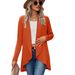 2026 New Long-sleeved Solid Color Loose Cardigan Top Women's Knitted Jacket_ecoleips.com