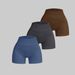 Women's Clothing Outdoor Hip Lift Three Point Yoga Shorts High Waist Fitness Pants Sports Running Shorts Women Yoga Clothing Quick Dry Shorts Women_ecoleips.com