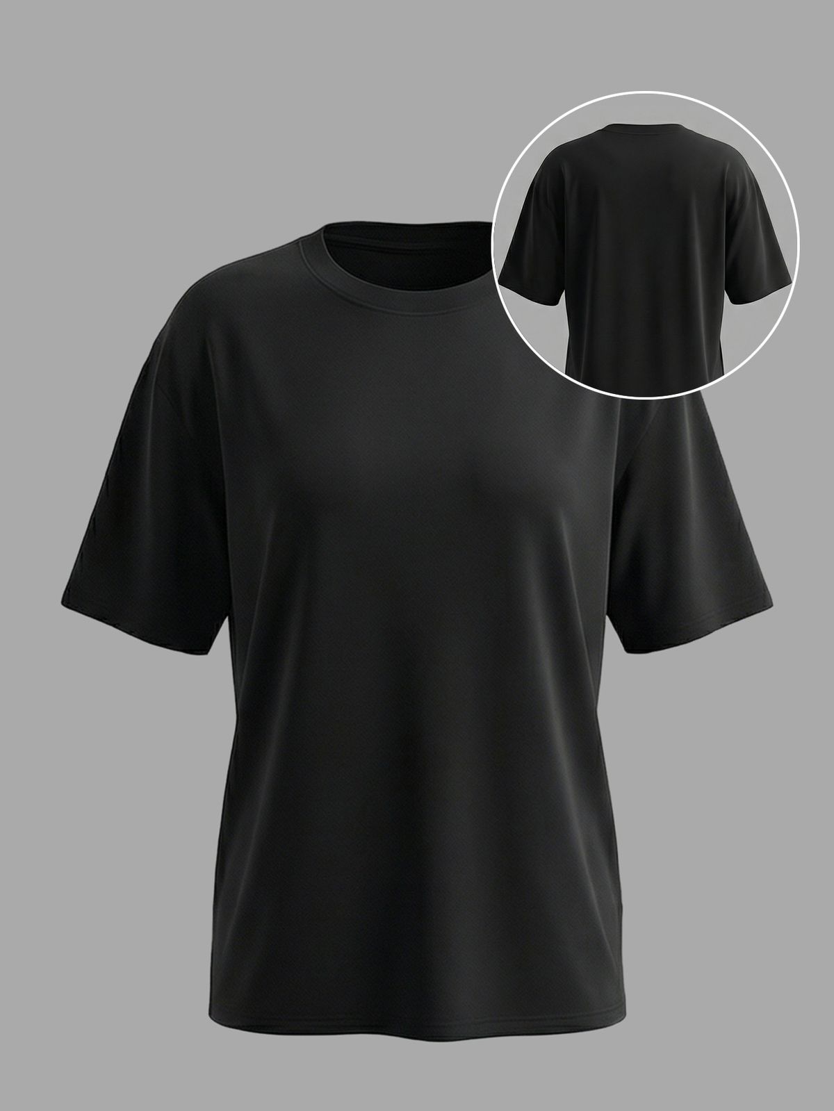 Women's Premium Plain T-Shirt Soft Breathable Cotton Blend Oversized Tee for Casual Wear_ecoleips.com