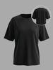 Women's Premium Plain T-Shirt Soft Breathable Cotton Blend Oversized Tee for Casual Wear_ecoleips.com