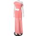 European And American Style Women's Clothing New Fashion Elegant Solid Color Oblique Collar Sleeveless Ribbon Dress_ecoleips.com