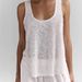 White Knitted Vest Long Pants Comfortable Breathable Pajama Set European And American Summer New Cross-Border_ecoleips.com