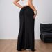 Voya Women's High-end Elegant Half Skirt 2026 Spring/summer New High Waisted Slit Mid Length Skirt_ecoleips.com