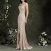 Women's Clothing Suspenders Solid Color Dress Long Skirt_ecoleips.com