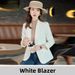 Women's Slim Fit Blazer Houndstooth Casual Plaid Tweed Office Lady Style Outerwear_ecoleips.com