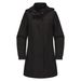 Women's Lightweight Water-Resistant Hooded Trench Coat With Detachable Hood, Long Sleeve Casual Jacket For Spring & Fall, Loose Fit Travel Windbreaker_ecoleips.com
