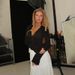 Autumn 2025 New Fashion Chiffon Blouse Little Style Elegant Slim Ruffle Flared Sleeve Top For Women_ecoleips.com
