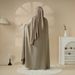 Verve 2025 Abaya Arabic Fashion Batwing Sleeve Long Dress Muslim Women Solid Color Casual Robe_ecoleips.com