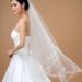 Korean Style White Veil For Brides Single Layer Wedding Dress Accessory 1m X 1.2m_ecoleips.com