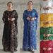 Women's Clothing women's mesh three dimensional embroidered robe loose chiffon bat sleeve dress three piece suit 8954_ecoleips.com
