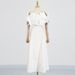 Frech-style Elegat Wome's Log Dress, 2026 Sprig Ew Fashio, Off-shoulder Floral Patchwork, High-ed Dress For_ecoleips.com