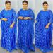 Women's Clothing Large Size Water Soluble Lace Loose Long Burqa Dress_ecoleips.com