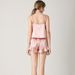 Women's Imitation Pajamas Silk V-neck Camisole Shorts Two-piece Pajama Sexy Fashion Homewear Set_ecoleips.com