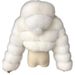 Fur Jacket Short With Hat Imitation Fur Imitation Fox Hair Long Sleeve Splicing Women's Wholesale Short Fur_ecoleips.com